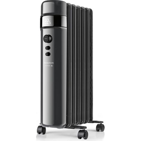 Radiatore a bagno d'olio nero 1500w - agadir 1500 - taurus alpatec