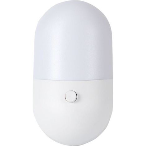 2 veilleuses LED, 5 niveaux de luminosité avec capteur crépusculaire, fonction auto, plug and play, pour chambre bébé, couloir, escalier (1/4)