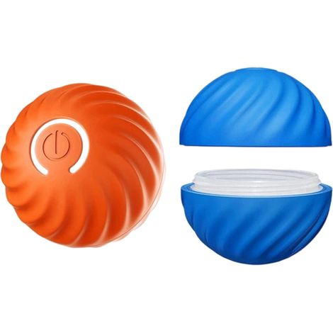 2 balles interactives pour chien, jouet roulant automatique activé par le mouvement, diamètre 53 mm et 56 mm, pour chiens de petite et moyenne taille et chatons (1/5)