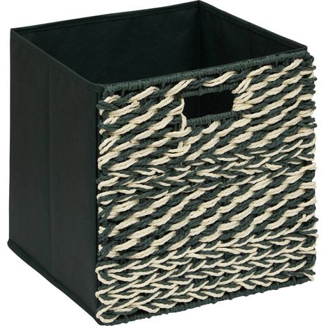 Boîte mix'n modul carré pliable 31x31cm marron - 5five (1/3)