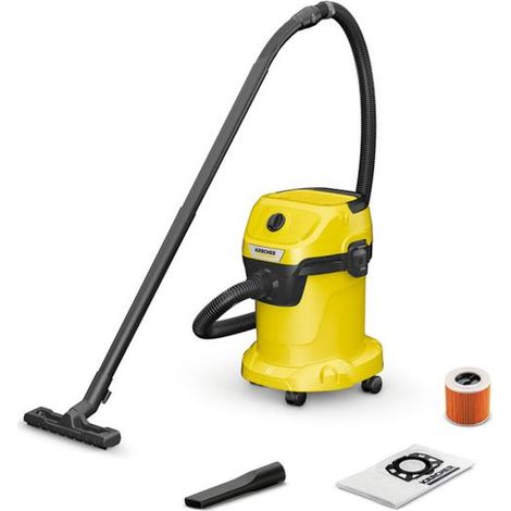 Kärcher – Aspirateur eau et poussière 1400W – Cuve 17L – Fonction soufflage pour débris – Pour chantiers et espaces confinés (1/10)