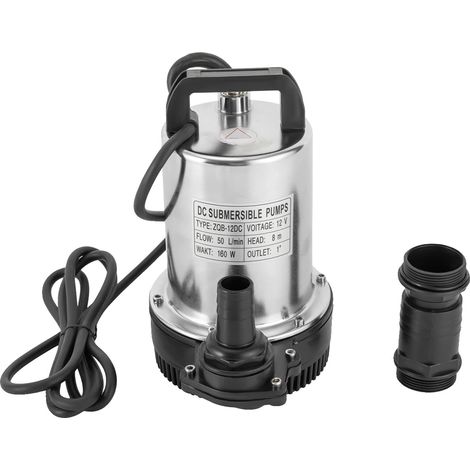Pompa sommergibile, alta potenza, efficiente estrazione dell'acqua, 12V, UE (1/5)