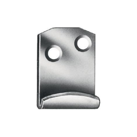 Gancho L.44 W.18 S.2mm STA azul galvanizado, VORMANN (Por 50)