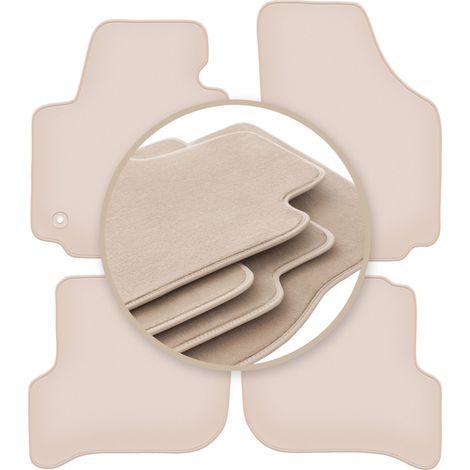 Alfombrillas beige PREMIUM para: Seat Altea XL monovolumen 08.2008-2015