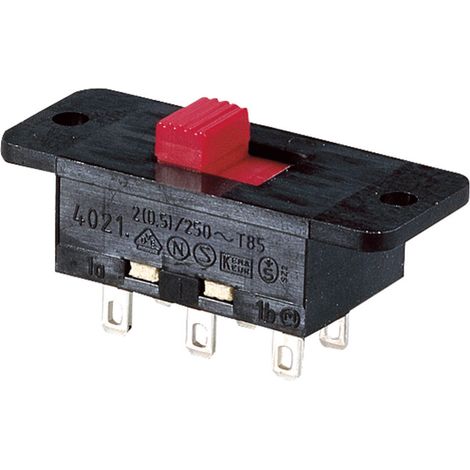 Marquardt 4021.0801 4021.0801 Schiebeschalter 250 V/AC 5 A 2 x Ein/Ein IP40 1 St. (1/2)