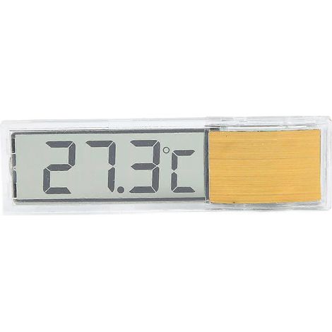 Aquarium 3D LCD Écran Transparent Thermomètre Numérique Électronique pour Réservoir à Poisson, Mesure Précise de Température de l'Eau (1/5)