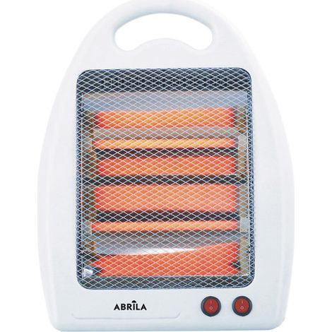 Quarz-Elektroherd igneo 800w white 2power 2elements tragbar mit Anti-Kipp-Boden 39,5x30x14,5 cm