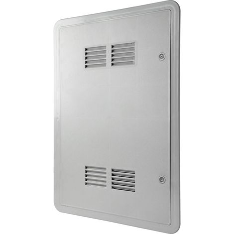 Sportello portello porta per gas in abs grigio l 450 x h 650 x p 22mm per ispezione (1/5)