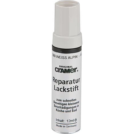 Sapho Accessoires - Vernis de réparation avec pinceau, 12 ml, blanc CA-15080 (1/4)