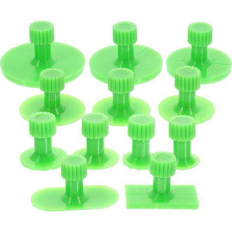 Kit de Débosselage Voiture Réutilisable et Facile à Utiliser 12pcs Languettes Extracteur de en Abs pour Réparation Carrosserie (1/5)