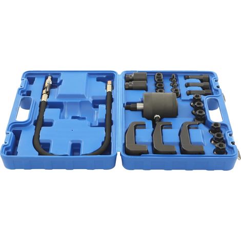 Ensemble d'extracteurs de injecteurs diesel pneumatiques, mallette de transport compacte, extraction efficace, Bleu (1/2)