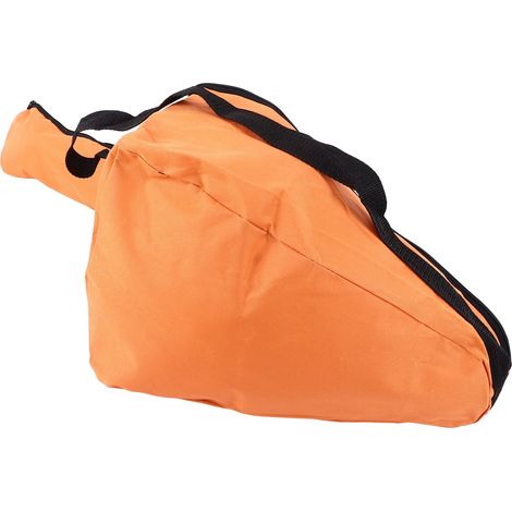 Sacoche de rangement portable pour tronçonneuse intégrée, protection intégrée pour tronçonneuse, sac à outils de jardin, accessoires orange (1/5)