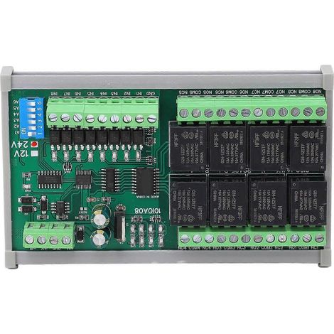 8-Kanal-Relaismodulplatine für Haushaltsgeräte, Steuerrelaisplatine DC24V RTU RS485