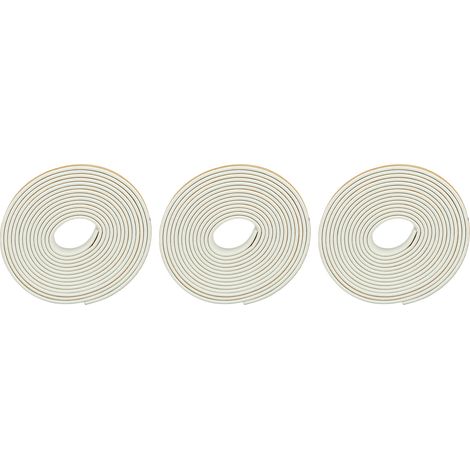 Bandes Mousse Adhésive Étanchéité Porte Fenêtre Joint Auto-Collant Isolation Thermique Ruban Calfeutrage Blanc (1/5)