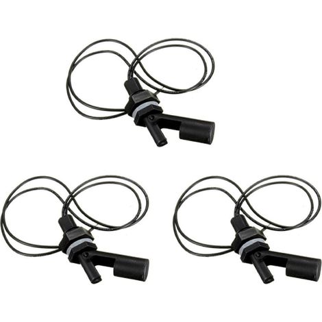 3X Interrupteur à flotteur horizontal pour réservoir de piscine, capteur de niveau d'eau à bille - 12 V 220 V 10 W (1/5)