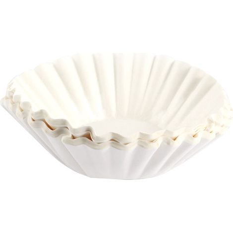 Filtres À Café - Papier - Forme Panier - Pour Machines À Café 8 À 12 Tasses - 100 Pièces (1/5)