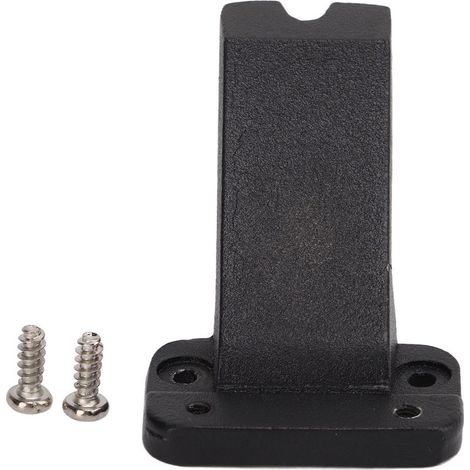 Support de garde-boue pour trottinette Xiaomi PRO2, en alliage d'aluminium noir résistant, avec vis de fixation et base pour feu arrière. (1/5)