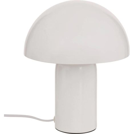 Lampe à Poser Champignon "Lito" 24cm Blanc