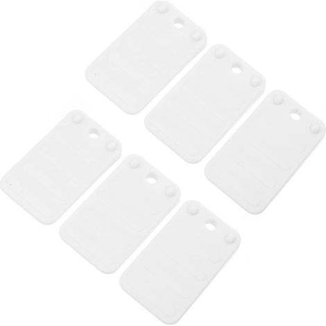 12 piezas de cuñas niveladoras para muebles de mejora del hogar, material ABS, nivelador fuerte y resistente para mesa y sofá.