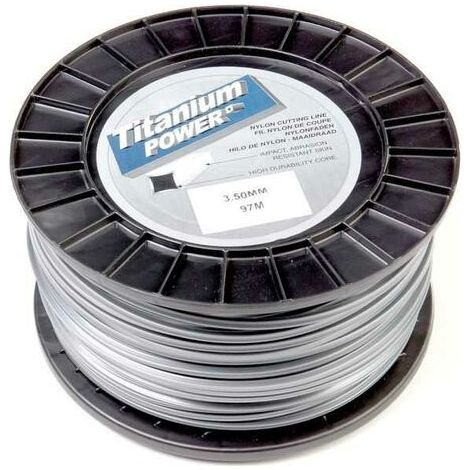 Fil Titanium 3,5 mm x 97 m, carré, bi-matière, bobine (1/5)