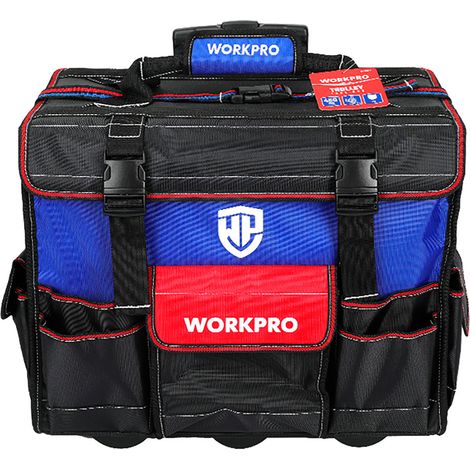 Stabile Werkzeugtasche mit Rollen, 46 x 27 x 40 cm