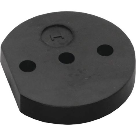 Sous-couche en nylon noir D.60mm H.10mm pour art. 3000 259 313 (1/4)