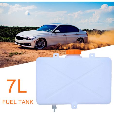 Réservoir de carburant 7L en plastique pour essence, diesel et huile, réservoir d'eau pour bateau, voiture, camion, accessoires de chauffage de stationnement (1/4)