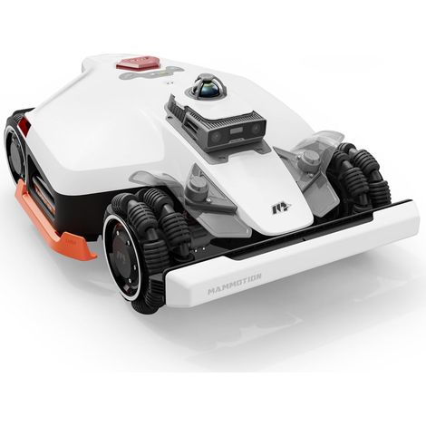 Robot Tondeuse Mammotion LUBA 3 AWD 5000 sans fil périphérique,LiDAR 360°+NetRTK+vision IA dual caméra, jusqu'à 5000m²,Pente 80%,Module 4G