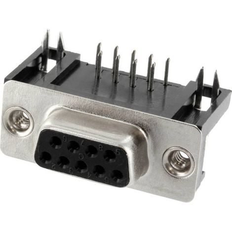 Connfly DS1037-01-09FNBKT7 Embase SUB-D femelle Nombre de pôles: 9 pin à souder 1 pc(s) Tray C300662