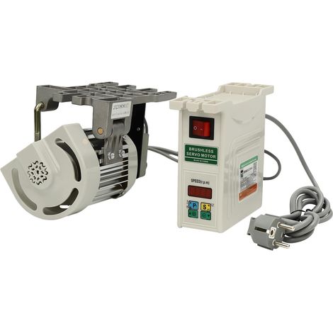 Nähmaschinenmotor 600 W bürstenloser elektrischer Servomotor mit magnetischem Gehäuse für industrielle Nähmaschinen und Maschinen 500-4500 U/min (1/5)