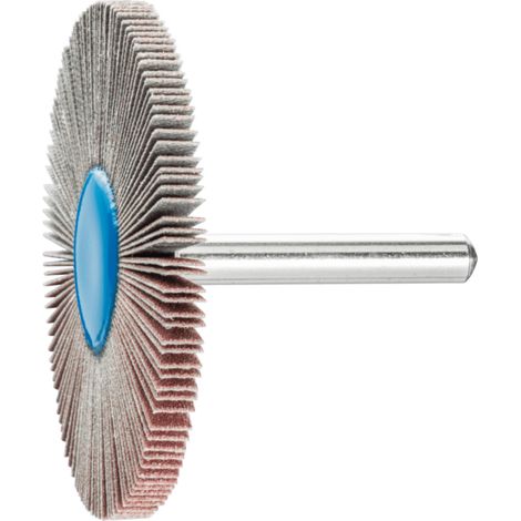 PFERD TOOLS Korund Fächerschleifer F Ø 60x5 mm Schaft-Ø 6 mm A180 für Feinschliff und Finish 10 Stk