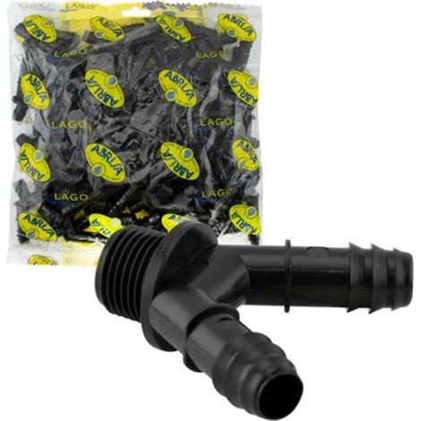 Sachet de 50 unités de filetage mâle en acétal - 16mm - 1/2",. (1/5)