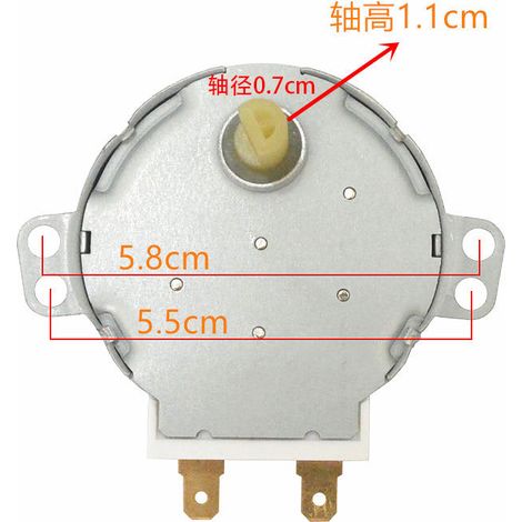 Mikrowellenofen-Zubehör MDS-4A Synchronmotor Drehtellermotor Tablettmotor 4/4,8/min 2 Pins