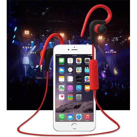 Trade Shop - BLUETOOTH KOPFHÖRER STEREO KOMPATIBEL IOS SMARTPHONES SPORT AUDIO BT1 - (1/5)