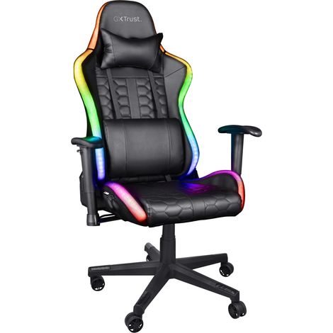 Trust GXT 716 Rizza Sedia per gaming universale Sedia tappezzata Nero (1/4)