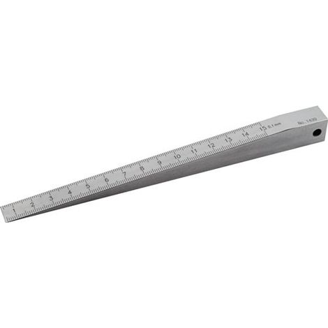 Messkeil 0,5-15mm STA Abl.0,1mm - STN065-001