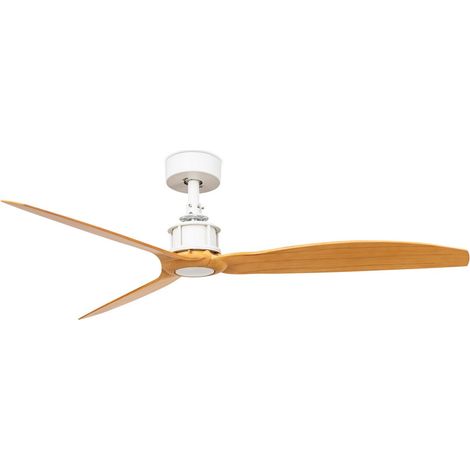 Faro Just Fan Medium White, Light Wood DC Ceiling Fan 6 Speed (1/5)