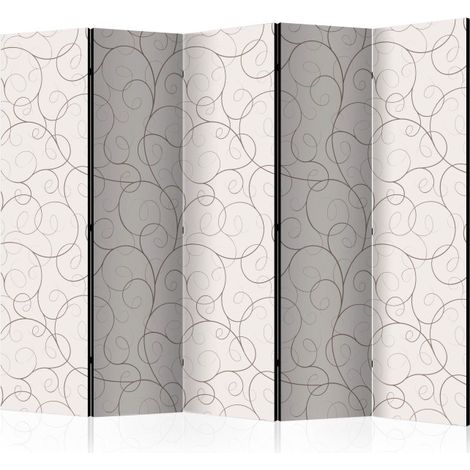Paravent 5 Volets "Black Streamers" 172x225cm (1/2)