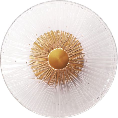 Applique tonda vetro trasparente oro Allure LED 5W Maxlight (1/5)
