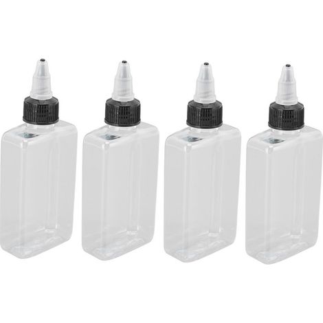 4 Bouteille d'assaisonnement, 100ML, étanche, réutilisable, pour cuisine, camping