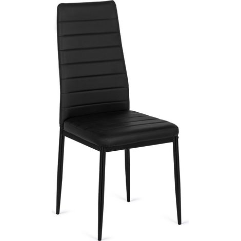 Naris Polstersessel für das Wohnzimmer, schwarzes Öko-Leder, modernes Loft-Design (1/5)