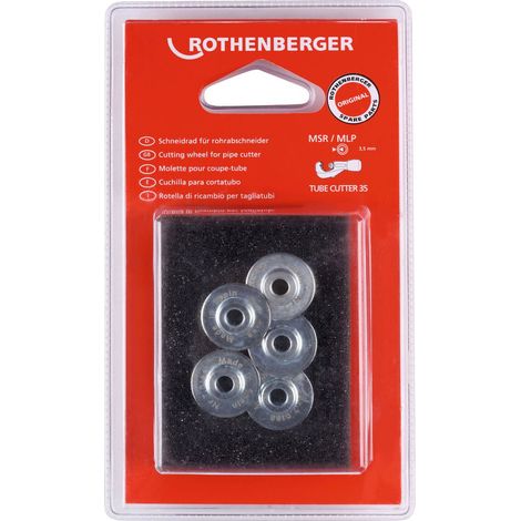 ROTHENBERGER Schneidrad für TC 35, MSR, 5 Stück - 070188D (1/2)