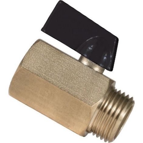 Valvola a sfera di arresto KV 150 1/2 pollice esterno x 1/2 pollice interno VORTEX