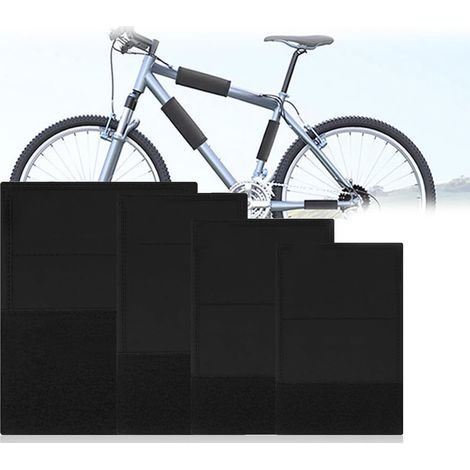 Ensemble de protection pour cadre de vélo 4 tailles (S/M/L/XL) - Protection de transport pour porte-vélos, manches anti-rayures Compatible avec cadre en carbone VTT/Vélo électrique (1/5)