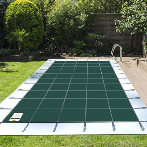 Couverture de piscine enterrée d'extérieur   — Structure poreuse, drainage efficace, protection fiable et sécurité garantie (6.712.8m) (1/5)