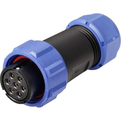 Weipu SP2110 / S 7 II Rundstecker Buchse, gerade Gesamtpolzahl: 7 Serie (Rundsteckverbinder): SP21 (1/4)