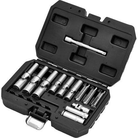Draper 12397 Thin Wall PSG Glow Plug Socket Set – 18 Pieces for 3/8 and 1/4 Inch Square Drive Applications