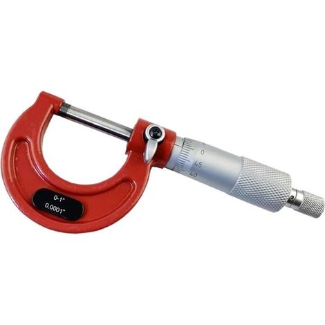 Micromètre Micromètre de mesure extérieur 0-25/25-50/50-75/75-100 mm 0-1/1-2/2-3/3-4/pouce 0,01 mm(0-25mm) (1/2)
