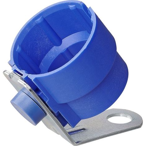 Support de fiche en plastique bleu (1/5)