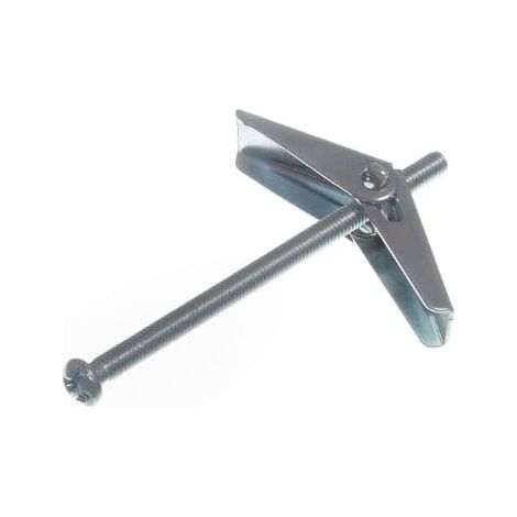 Lot de 48 chevilles à ressort pour plaque de plâtre + vis M3 x 50 mm